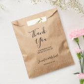 Moderne elegante bruid en bruidegom Dank u bruilof Bedankzakje (Gezegeld)