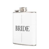 Moderne Elegante Bruid Flask Heupfles (Links)