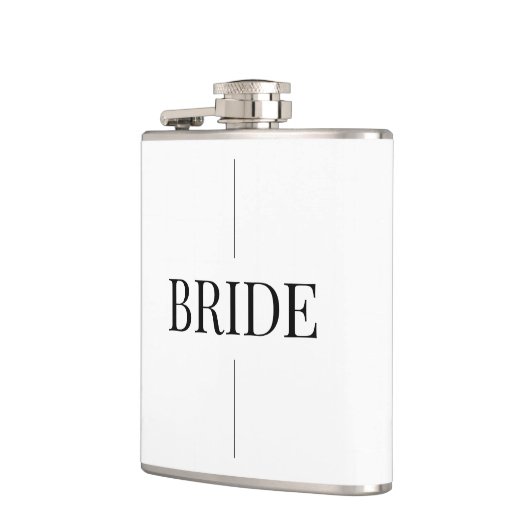 Moderne Elegante Bruid Flask Heupfles (Links)