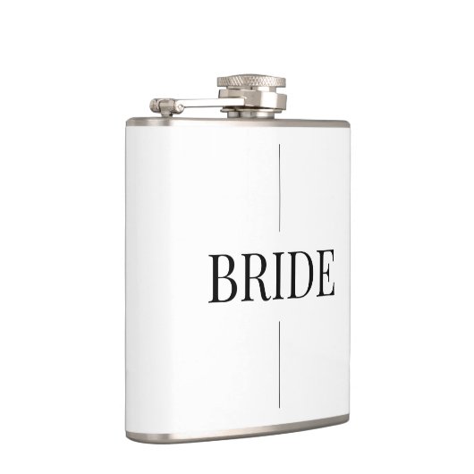 Moderne Elegante Bruid Flask Heupfles (Rechts)