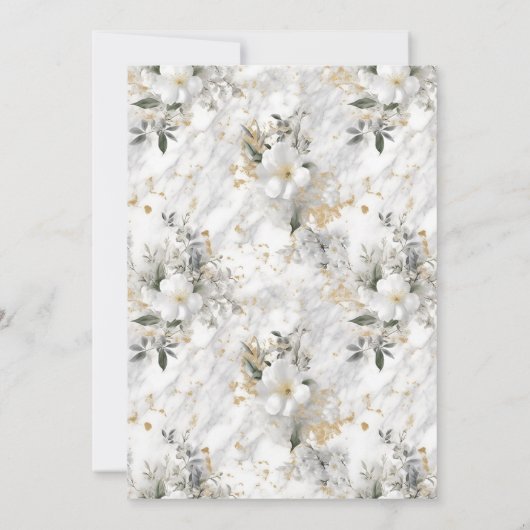 Moderne elegante bruid in trouwjurk Bruidsmeisjesf Kaart (Achterkant)