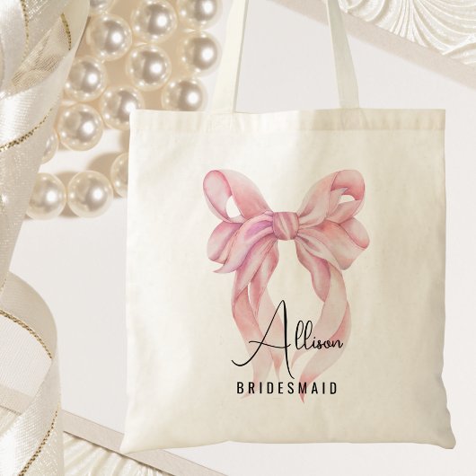 Moderne Elegante Bruidsfeest Afscheid Van De Meisj Tote Bag
