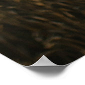 Moderne elegante bruiloft paar foto overlay poster (Hoek)