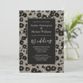 Moderne Elegante Bruiloftsdigitale Nodig QR-code u Kaart (Staand voorkant)