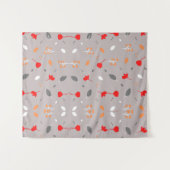 Moderne Elegante Chic Bloem Tapijt Wandkleed (Voorkant (horizontaal))