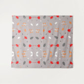 Moderne Elegante Chic Bloem Wandkleed (Voorkant (horizontaal))