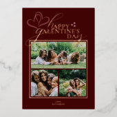 Moderne Elegante Chic Galentines Day Kaart (Voorkant)