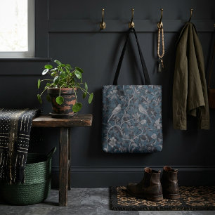 Moderne Elegante Chinoiserie Bloempatroon Tote Bag