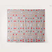 Moderne elegante chique bloem wandkleed (Voorkant (horizontaal))