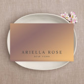 Moderne elegante chique ombre professional visitekaartje