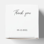 Moderne elegante chique proost op 21 verjaardagsfe bedankdoosjes (Bovenkant)