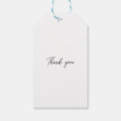 Moderne elegante chique proost op 21 verjaardagsfe cadeaulabel (Achterkant)