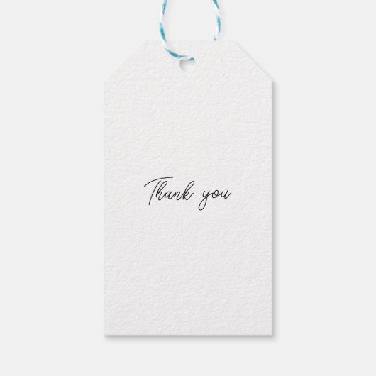 Moderne elegante chique proost op 21 verjaardagsfe cadeaulabel (Achterkant)