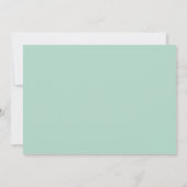 Moderne Elegante Cloud Nine Baby Shower Kaart (Achterkant)