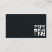 Moderne Elegante Computer Reparatie qr code Visitekaartje (Achterkant)