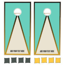 Moderne Elegante Cornhole Set met Eigen Naam