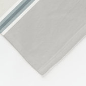 Moderne, elegante design beige kleurenharmonie fleece deken (Hoek)