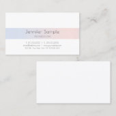 Moderne, elegante design, eenvoudige vormgeving visitekaartje (Voorkant / Achterkant)