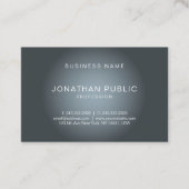 Moderne, elegante design tony Plain Professional Visitekaartje (Voorkant)