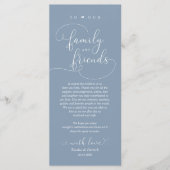 Moderne Elegante Dinner Place Instelling Dank u Ka Programmakaart (Voorkant)