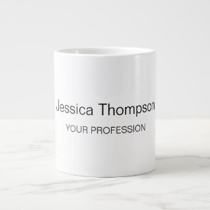 Moderne Elegante Duidelijke Eenvoudige Professione Grote Koffiekop