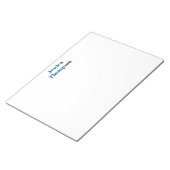 Moderne Elegante Duidelijke Eenvoudige Professione Notitieblok (Schuin)