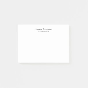 Moderne Elegante Duidelijke Eenvoudige Professione Post-it® Notes