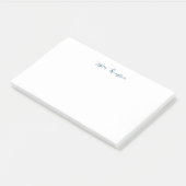 Moderne Elegante Duidelijke Eenvoudige Professione Post-it® Notes (Schuin)