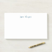 Moderne Elegante Duidelijke Eenvoudige Professione Post-it® Notes (Op bureau)