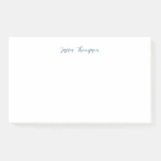 Moderne Elegante Duidelijke Eenvoudige Professione Post-it® Notes (Voorkant)