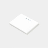 Moderne Elegante Duidelijke Eenvoudige Professione Post-it® Notes (Schuin)