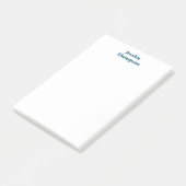 Moderne Elegante Duidelijke Eenvoudige Professione Post-it® Notes (Schuin)