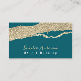 Moderne elegante eenvoudige glitter visitekaartje