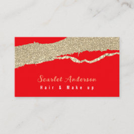 Moderne elegante eenvoudige glitter visitekaartje