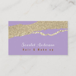 Moderne elegante eenvoudige glitter visitekaartje