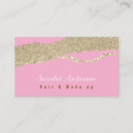 Moderne elegante eenvoudige glitter visitekaartje