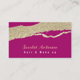 Moderne elegante eenvoudige glitter visitekaartje