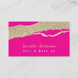 Moderne elegante eenvoudige glitter visitekaartje