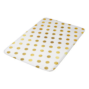 Moderne Elegante Eenvoudige Klasse Witte Gouden St Badmat