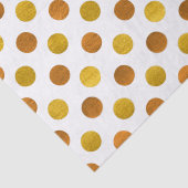 Moderne Elegante Eenvoudige Klasse Witte Gouden St Tissuepapier (Detail)