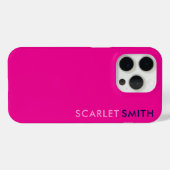 Moderne elegante eenvoudige minimalist Case-Mate iPhone case (Achterkant (horizontaal))