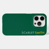 Moderne elegante eenvoudige minimalist Case-Mate iPhone case (Achterkant (horizontaal))