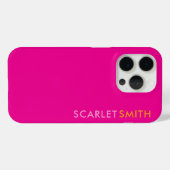 Moderne elegante eenvoudige minimalist Case-Mate iPhone case (Achterkant (horizontaal))