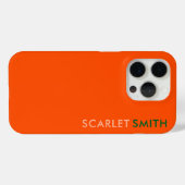 Moderne elegante eenvoudige minimalist Case-Mate iPhone case (Achterkant (horizontaal))