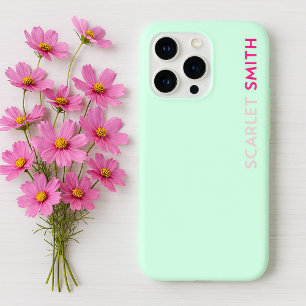 Moderne elegante eenvoudige minimalist iPhone 15 pro case