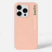 Moderne elegante eenvoudige minimalist Case-Mate iPhone case (Achterkant)