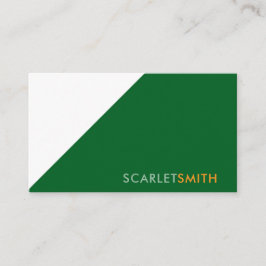 Moderne elegante eenvoudige minimalist visitekaartje