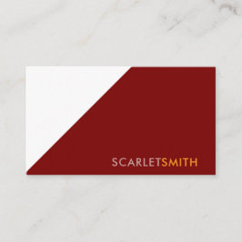 Moderne elegante eenvoudige minimalist visitekaartje