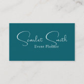 Moderne elegante eenvoudige minimalist visitekaartje (Voorkant)