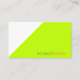 Moderne elegante eenvoudige minimalist visitekaartje